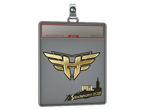 Placa de Adesivo | Heroic (Dourado) | Estocolmo 2021