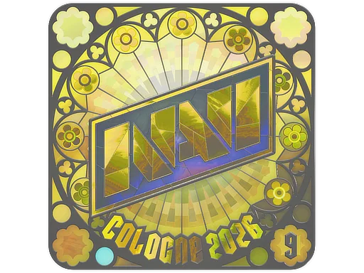 Pegatina | Natus Vincere (holográfica, con clasificación) | Colonia 2026