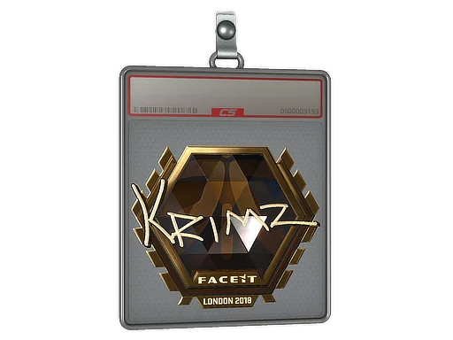 Sticker Slab | KRIMZ (Gold) | London 2018