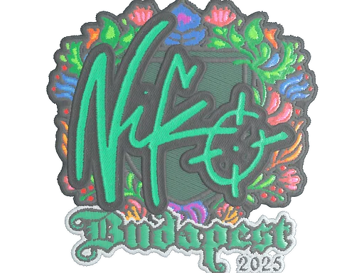 Klistermärke | NiKo (broderi) | Budapest 2025