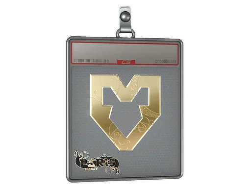 Klistermärkesfodral | MOUZ (guld) | Paris 2023