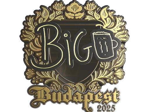 Adesivo | biguzera (Dourado) | Budapeste 2025