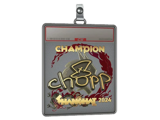 Aufkleberhülle | chopper (Gold, Meister) | Shanghai 2024