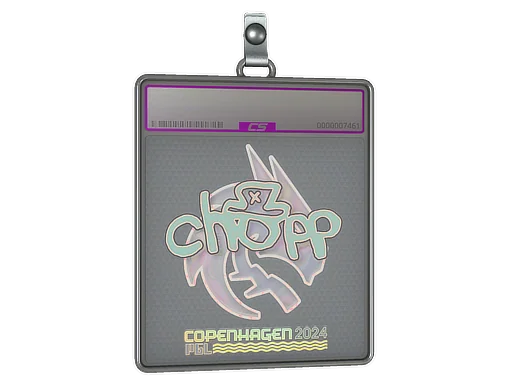 Pokrowiec na naklejkę | chopper (holograficzna) | Kopenhaga 2024