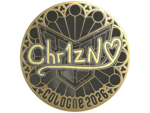 印花 | Chr1zN (金色) | 2026年科隆锦标赛