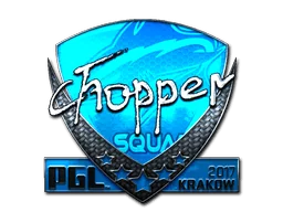 Klistermärke | chopper (Foil) | Krakow 2017