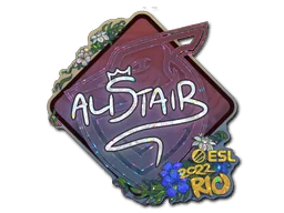 Aufkleber | aliStair (Glitzer) | Rio 2022