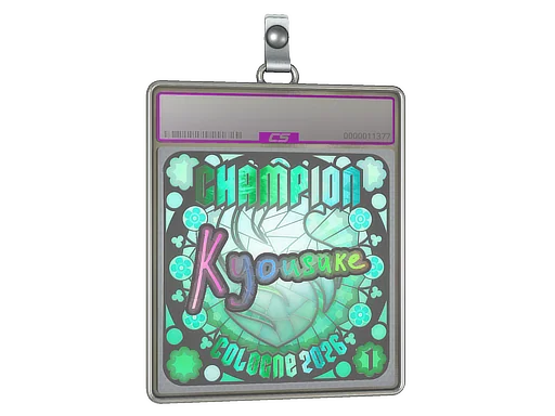 Placa de Adesivo | kyousuke (Holográfico, Classificação) | Colônia 2026