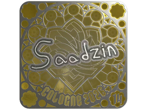 Klistermärke | saadzin (folie, rankad) | Cologne 2026