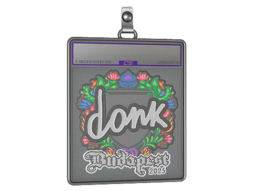 Sticker Slab | donk (Embroidered) | Budapest 2025