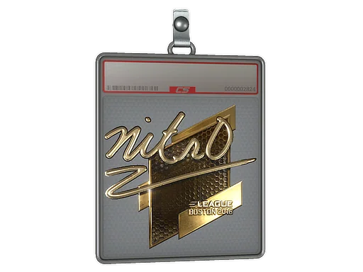 Aufkleberhülle | nitr0 (Gold) | Boston 2018