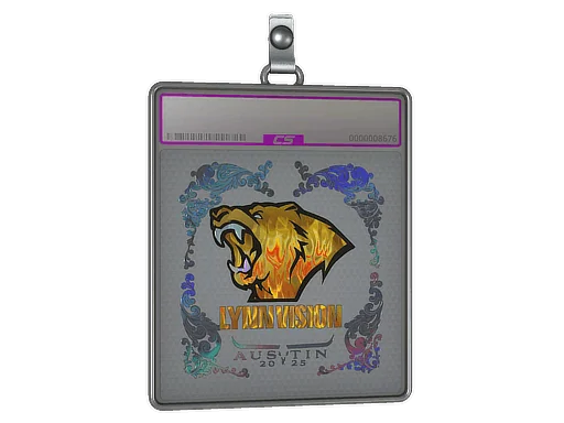 Placa de Adesivo | Lynn Vision (Holográfico) | Austin 2025