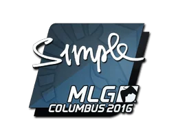 Aufkleber | s1mple | MLG Columbus 2016