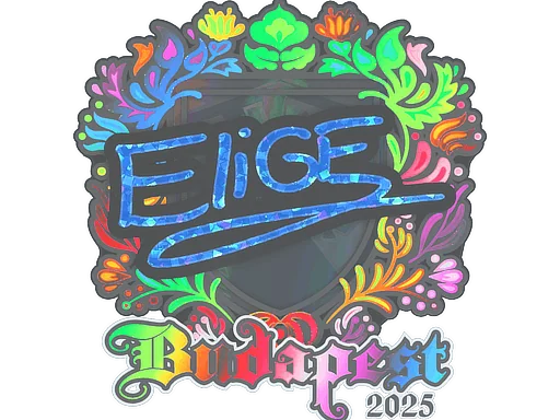 Adesivo | EliGE (Holográfico) | Budapeste 2025