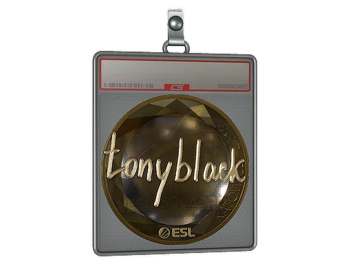 Aufkleberhülle | tonyblack (Gold) | Kattowitz 2019