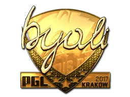 印花 | byali（金色）| 2017年克拉科夫锦标赛