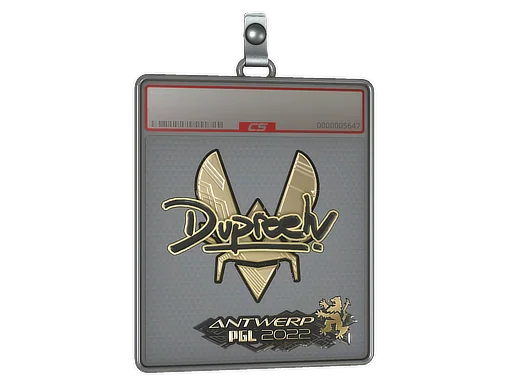 印花板 | dupreeh（金色） | 2022年安特卫普锦标赛
