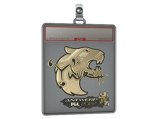 Placa de Adesivo | yuurih (Dourado) | Antuérpia 2022