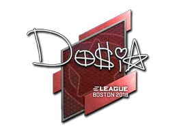 Klistermärke | Dosia | Boston 2018