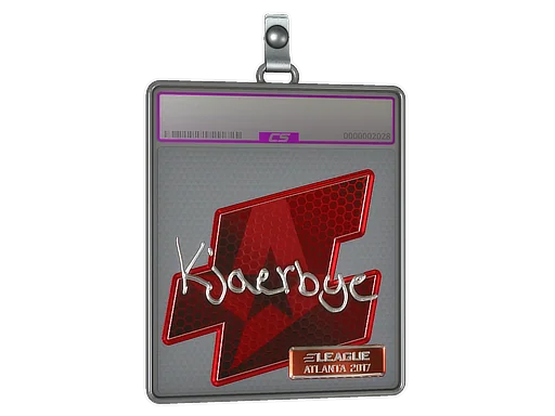 Sticker Slab | Kjaerbye (Foil) | Atlanta 2017