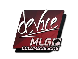 Adesivo | device | MLG Columbus 2016
