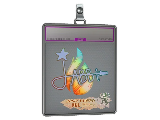 Sticker Slab | jabbi (Holo) | Antwerp 2022