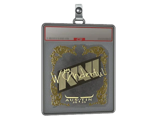 Placa de Adesivo | w0nderful (Dourado) | Austin 2025