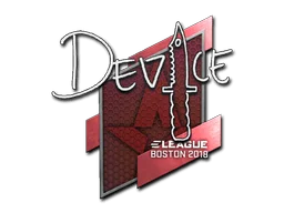 Klistermärke | device | Boston 2018