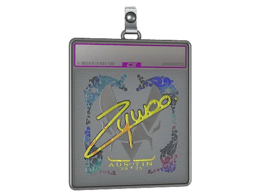 Placa de Adesivo | ZywOo (Holográfico) | Austin 2025
