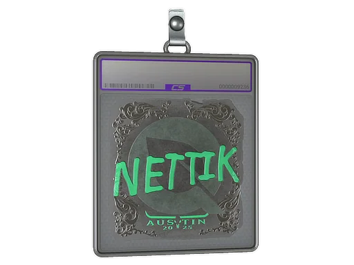 Placa de pegatinas | nettik (reflectante) | Austin 2025