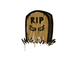 Sealed Graffiti | Tombstone (Desert Amber)