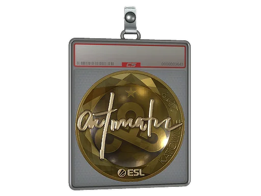 Placa de Adesivo | autimatic (Dourado) | Katowice 2019