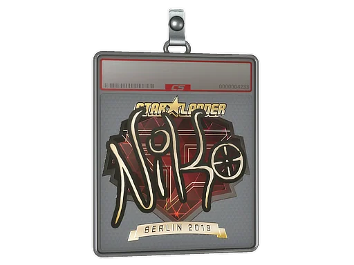 Aufkleberhülle | NiKo (Gold) | Berlin 2019
