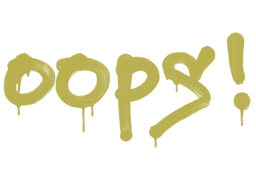 Sealed Graffiti | Oops (Tracer Yellow)