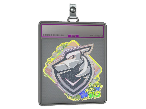 Placa de Adesivo | Grayhound Gaming (Holográfico) | Rio 2022