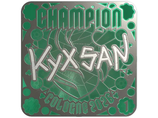 Pegatina | kyxsan (reflectante, con clasificación) | Colonia 2026