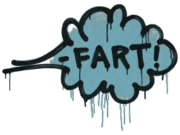 Sealed Graffiti | Fart (Wire Blue)