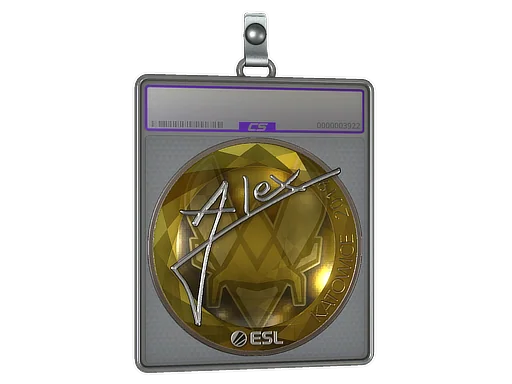 Placa de Adesivo | ALEX (Brilhante) | Katowice 2019