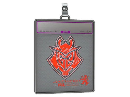 Placa de pegatinas | G2 Esports (holográfica) | Amberes 2022