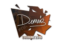 Klistermärke | dennis | Cologne 2016