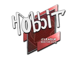 Klistermärke | Hobbit | Boston 2018