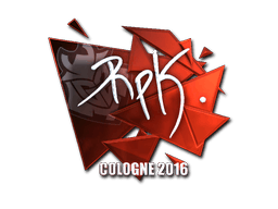 Klistermärke | RpK (Foil) | Cologne 2016