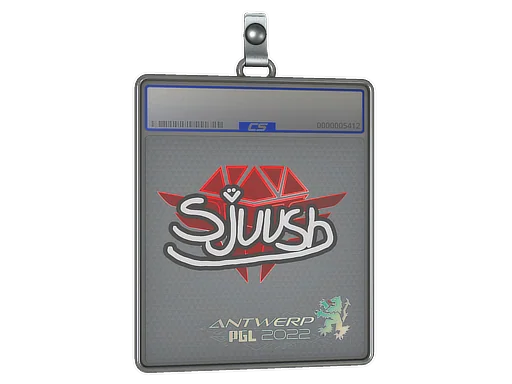 Klistermärkesfodral | sjuush | Antwerp 2022