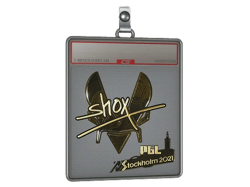 Aufkleberhülle | shox (Gold) | Stockholm 2021