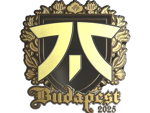Klistermärke | Fnatic (guld) | Budapest 2025