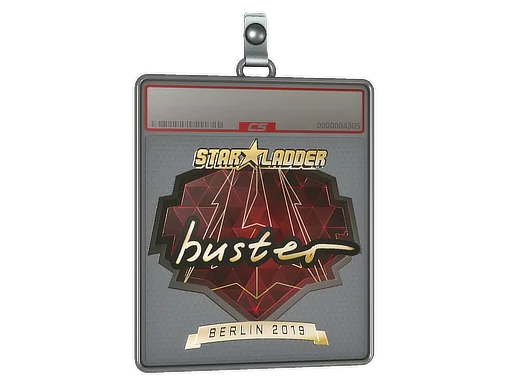 Aufkleberhülle | buster (Gold) | Berlin 2019
