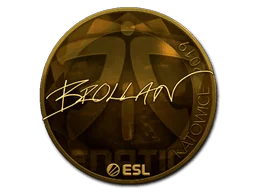 Aufkleber | Brollan (Gold) | Kattowitz 2019