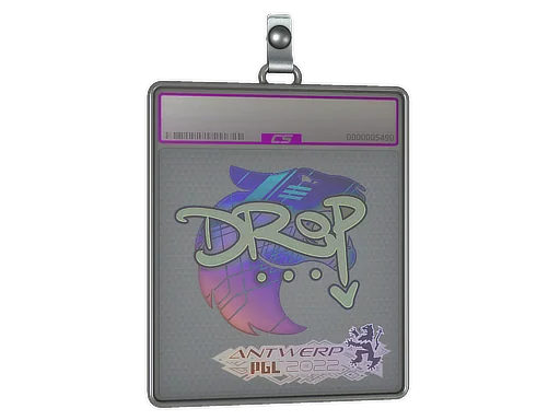 Sticker Slab | drop (Holo) | Antwerp 2022