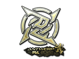 Klistermärke | Ninjas in Pyjamas (Guld) | Antwerp 2022