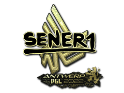 Klistermärke | SENER1 (Guld) | Antwerp 2022